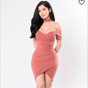 FASHION NOVA- Jaded Dress- Marsala